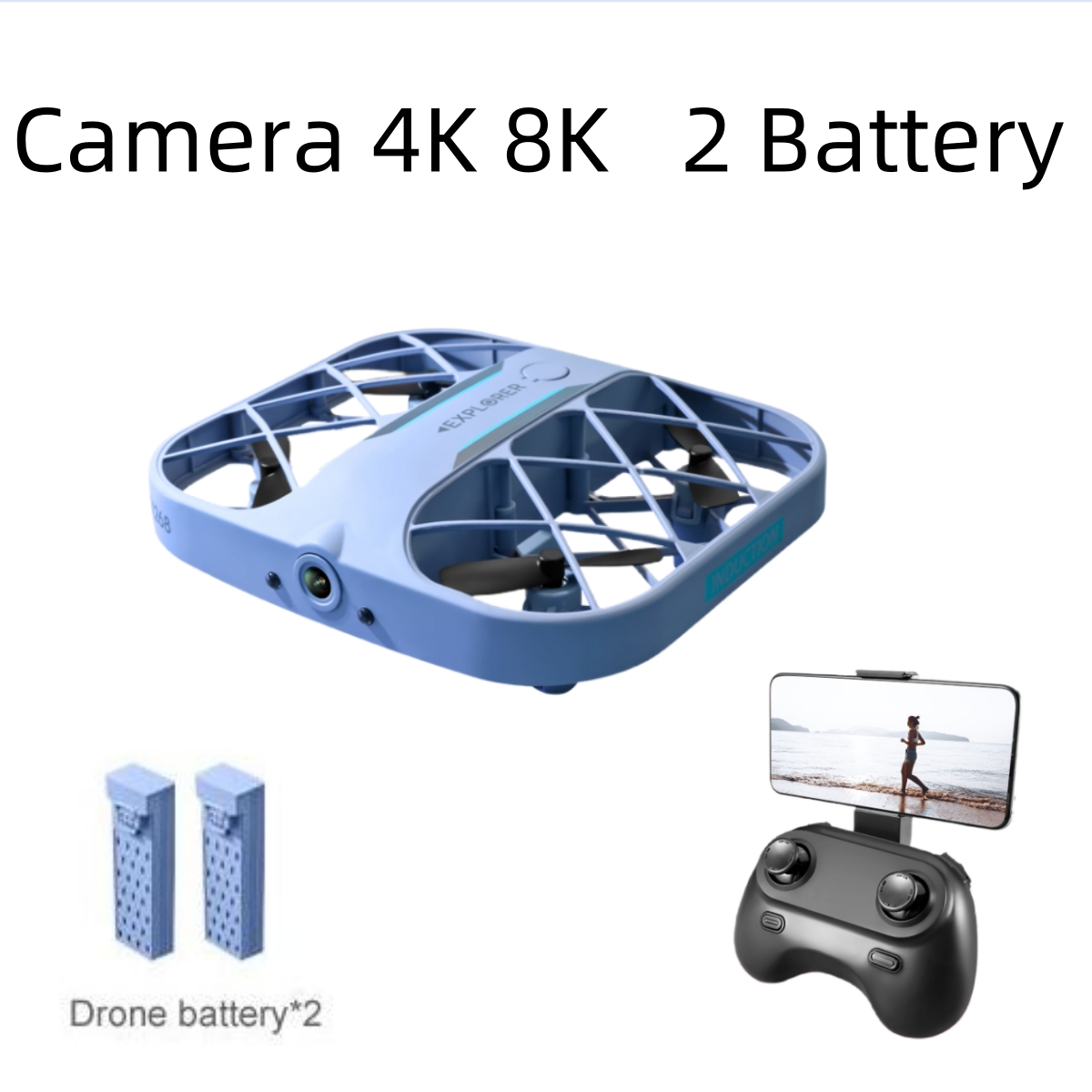 Eachine Drone E010 - JJRC H107 FPV RC Drone with