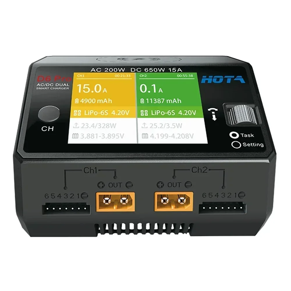 HOTA D6 Pro 200W AC/650W DC Du - Fpv Drone Charger 评论和价格