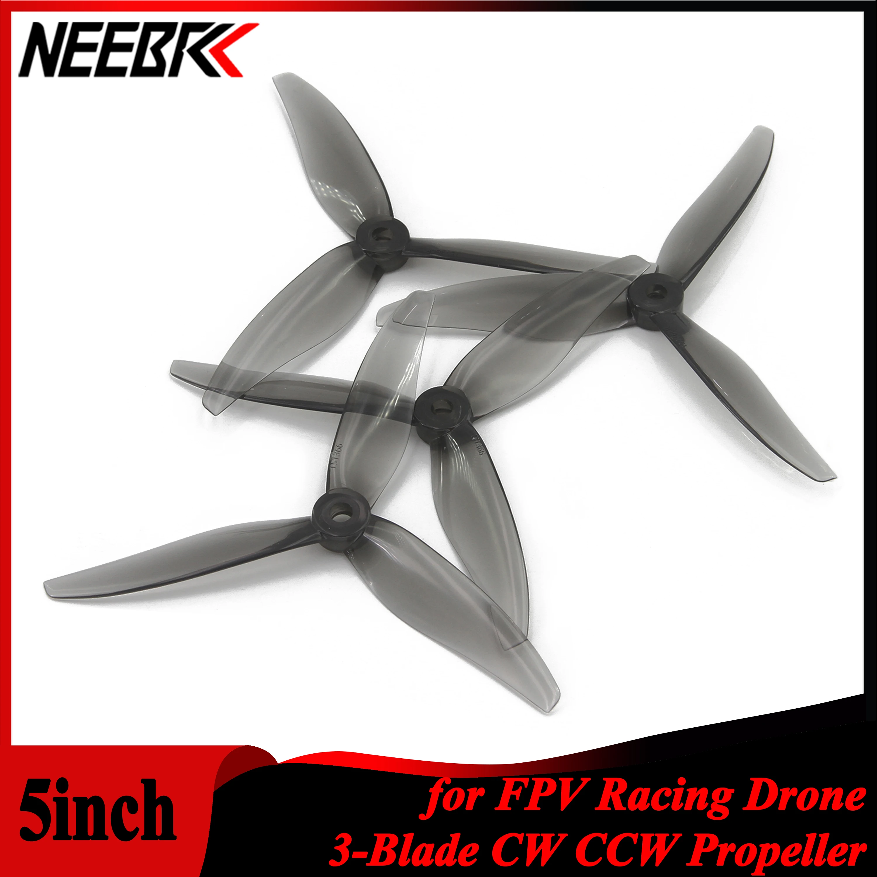NEEBRC 12 Pairs 5 inch Props 3 - Fpv Drone Propeller 评论和价格