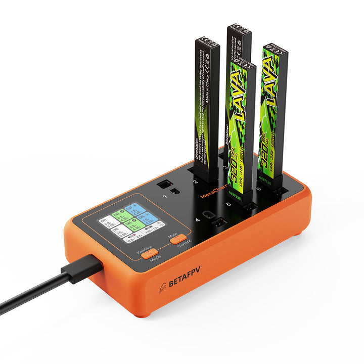 BETAFPV 6 Port 1S Battery Char - Fpv Drone Charger 评论和价格
